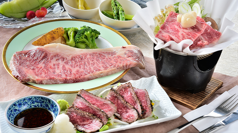 「りんごで育った信州牛」だけを使った≪1泊2食最高級肉肉プラン≫